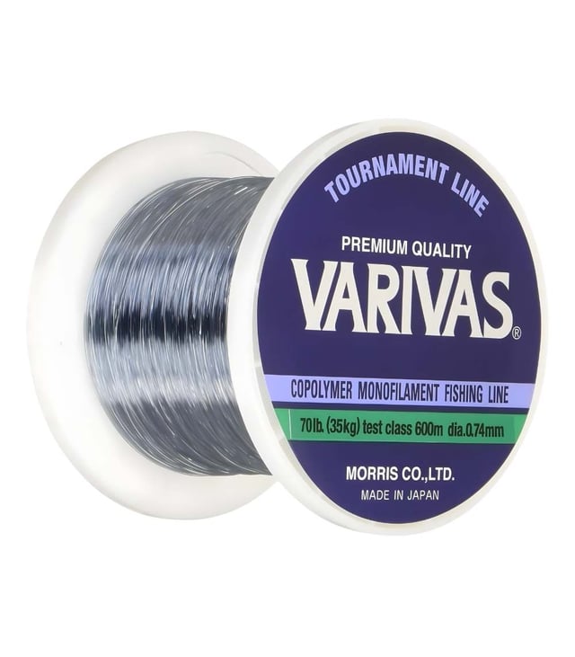 Varivas Tournament Copolymer Leader Line Misty Grey