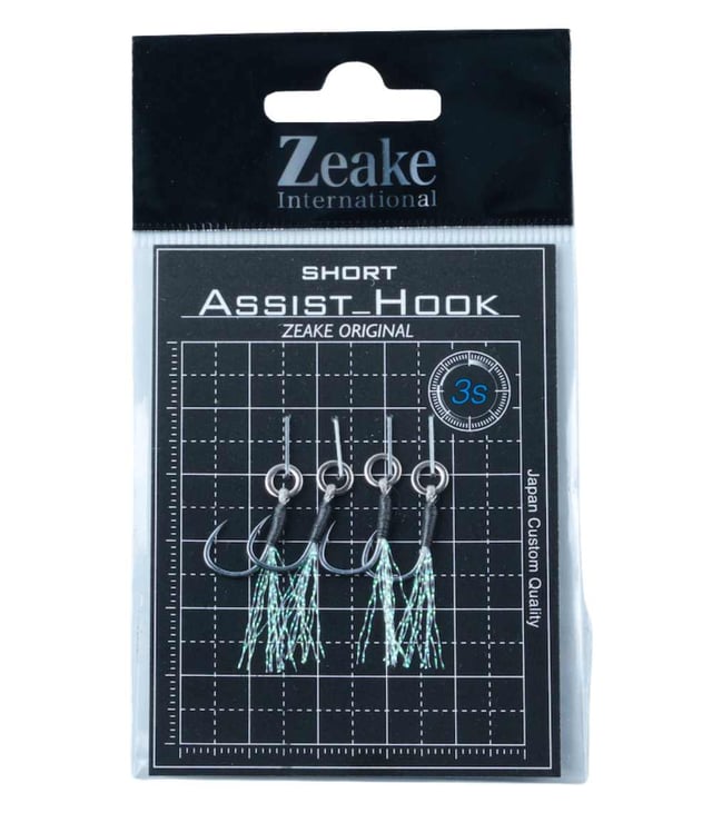 Zeake Assist Short Hook for Shore & Micro Jigging