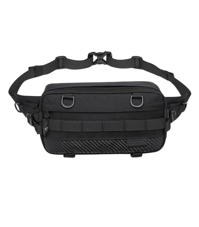 OZUKO 9676 Outdoor Tactical Waist Bag for Men – Durable Waterproof Oxford Crossbody Chest Pack with Tripod Holder