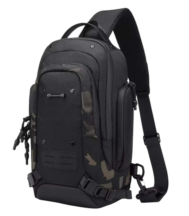 OZUKO 9740 Waterproof Oxford Sling Backpack – Large Capacity Lightweight Crossbody Bag