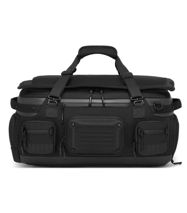 Ozuko 9904 Tactical Multi-Pocket Duffel 2-in-1 Travel Gym Bag 52L, Large Capacity Waterproof Weekender Backpack for Men