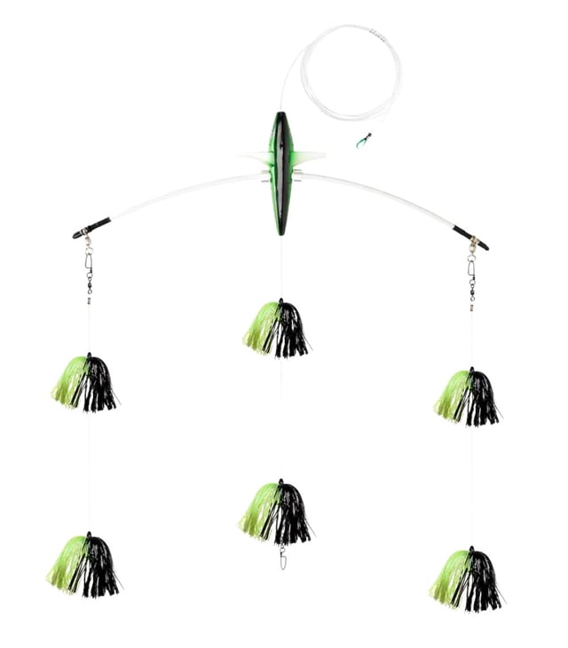 Fathom Agitator 5″ Bird Bar Rigged Offshore Trolling Teaser Lure