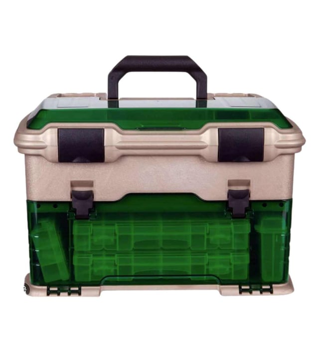 Flambeau T5S Multiloader Hard-Sided Tackle Storage System – Green, 6315TB