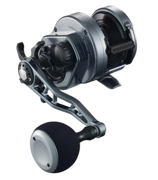 MAXEL Hybrid HY20CL Star Drag Conventional Fishing Reel  Light Gray/Black