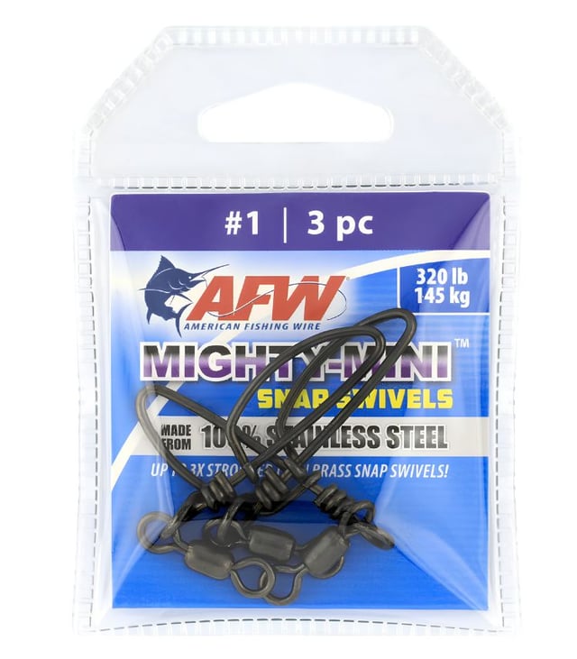 AFW Mighty Mini Stainless Steel Snap Swivel FTSS320B-A