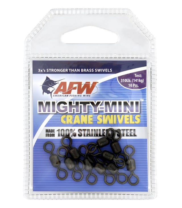 AFW Mighty Mini Stainless Steel Crane Swivel FWSS03B-A