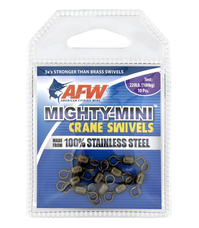 AFW Mighty Mini Stainless Steel Crane Swivel FWSS05B-A