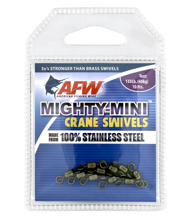 AFW Mighty Mini Stainless Steel Crane Swivel FWSS10B-A