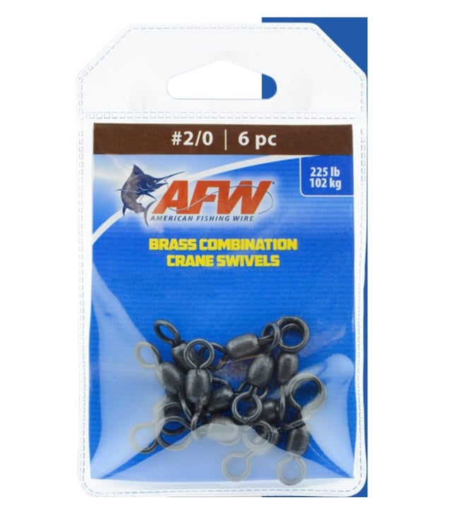AFW Brass Combination Crane Swivels