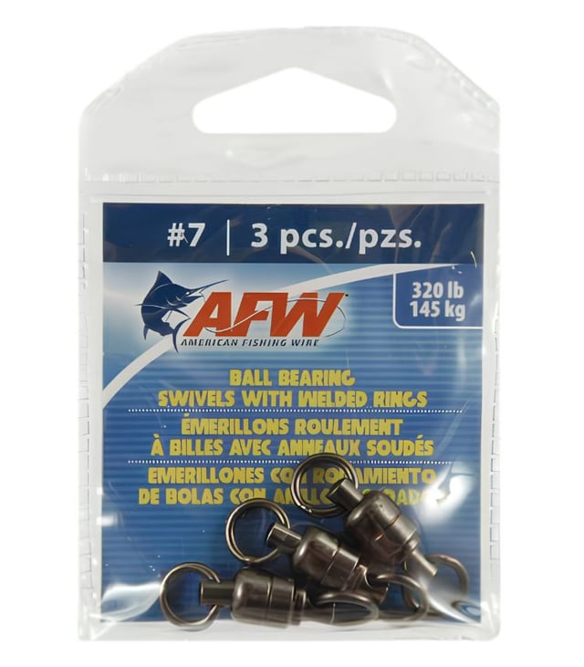 AFW Solid Brass Ball Bearing Swivel with Double Welded Rings