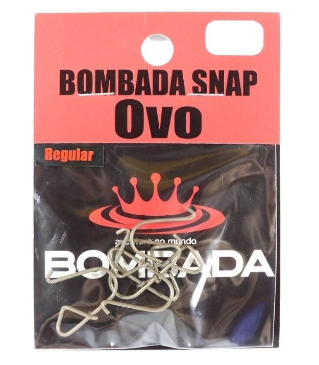 BOMBADA Snap Ovo Regular Pack No.4 115 kg Heavy-Duty Fishing Snap, 5 pcs