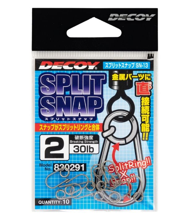 Decoy Split Snap SN-13 Ring & Snap Connector, 10 pcs