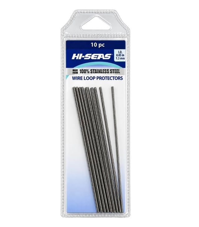 HI-SEAS Stainless Steel Wire Loop Protectors for Fishing Leaders