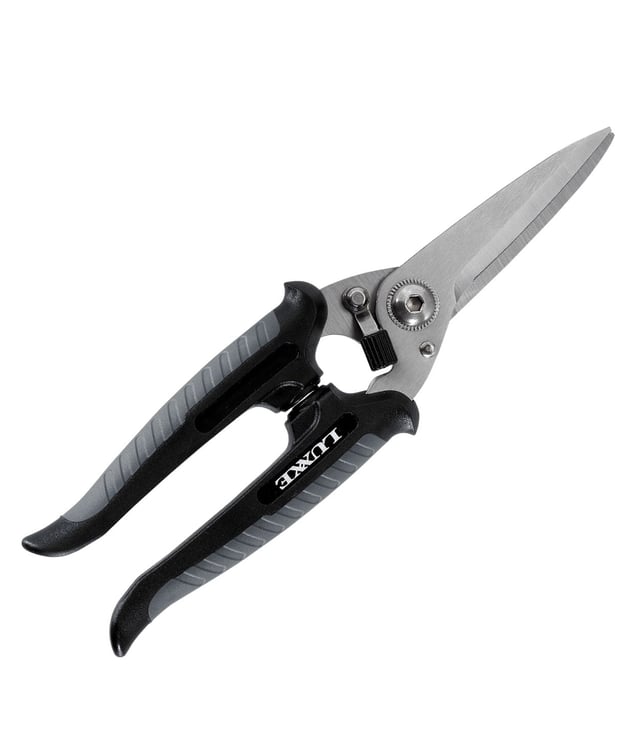 LUXXE LE125 Heavy-Duty Fish Scissors 20cm with Serrated Stainless Steel Blades