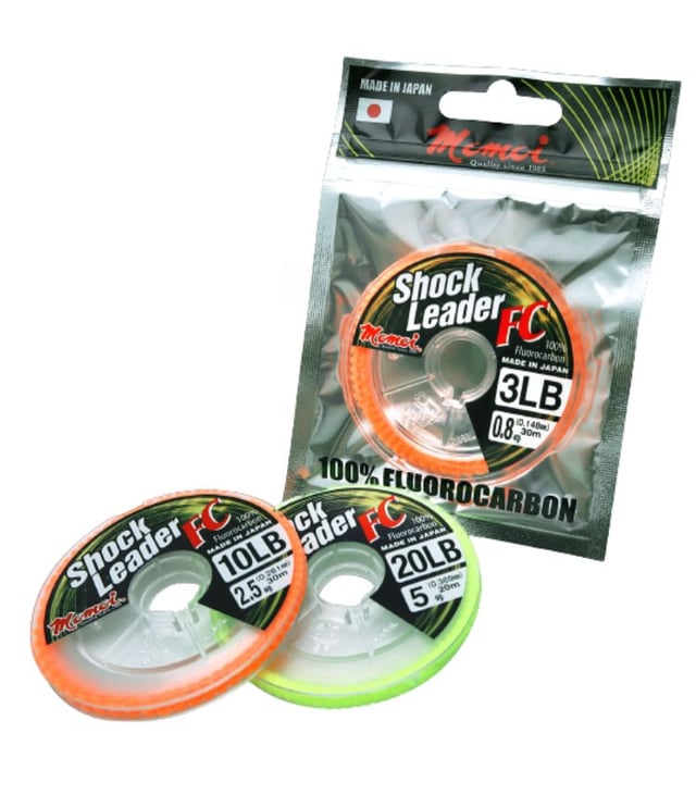 Momoi Shock Leader FC Fluorocarbon Fishing Leader