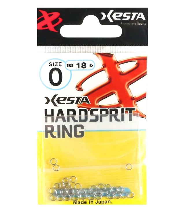 XESTA Hard Split Ring Silver Heavy-Duty Fishing Split Ring