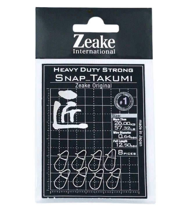 Zeake Takumi Snap-High Strength Stainless Steel Saltwater Lure Snap
