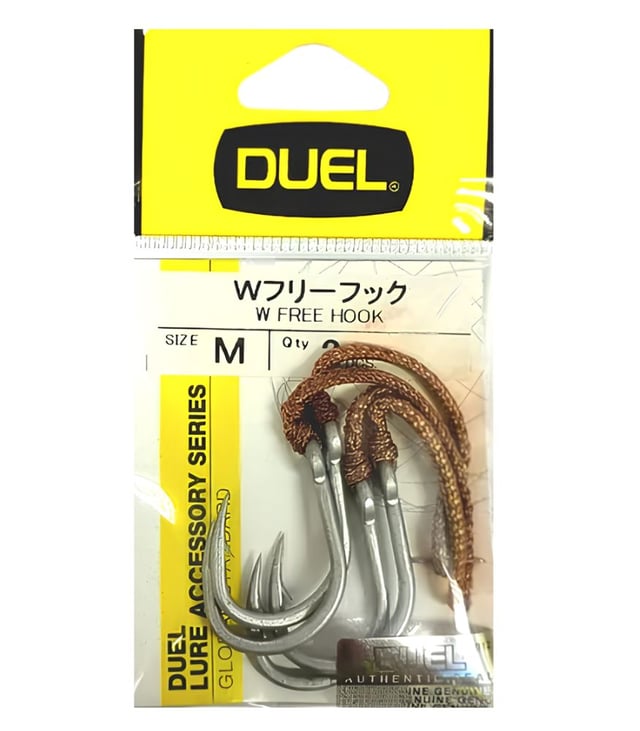 Duel W Free Hook Twin Assist Hooks for Metal Jigging