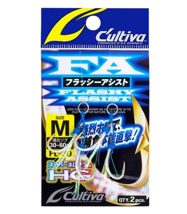 Owner FL-30 Flashy Assist Holographic Double Assist Hook