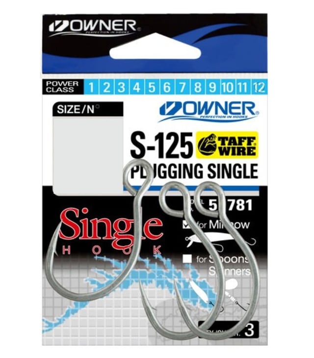 Owner S-125M Plugging Single Hook