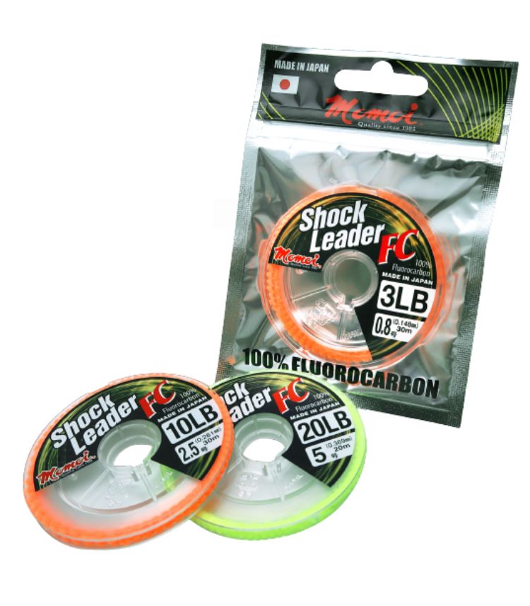 Momoi Shock Leader FC Fluorocarbon Fishing Leader