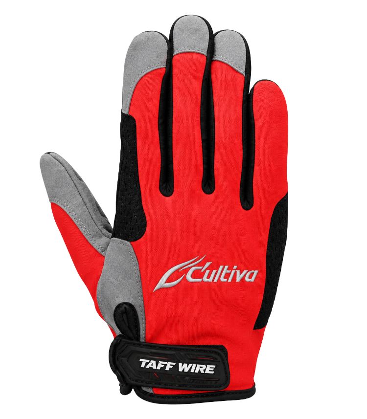 Owner Game Glove No.9918 Synthetic Leather Fishing Gloves - Red